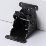 4Pcs 90 Degree Folding Table Leg Brackets Self Lock Foldable Hinge DIY Heavy Load Black