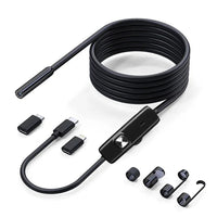 1920P HD Endoscope Camera With Light Borescope Tool and 8 Adjustable LED Lights for Car