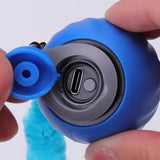 3-Tail Automatic Rolling Cat Toy Ball – Interactive Indoor Toy for Cats Blue