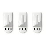 36 PCS Removable No Drill Adhesive Square Wall Hooks