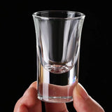 12 PCS Shot Glasses Set with Heavy Base Clear Shot Glasses Bulk for Vodka Tequila Whiskey Liquor
