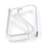 24 PCS Clear Plastic Tablecloth Clips for Indoor Outdoor Tables