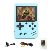 Built-in 500 Classic Games Gameboy Handheld Retro Video Game Console Kids Toy Blue