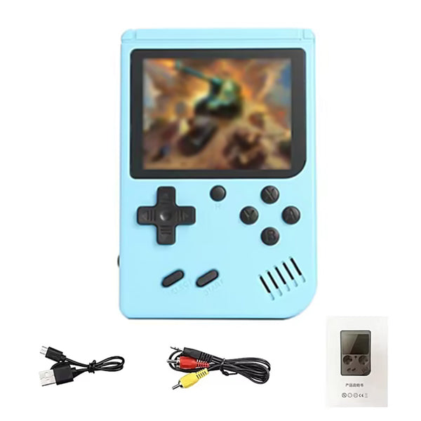Built-in 500 Classic Games Gameboy Handheld Retro Video Game Console Kids Toy Blue