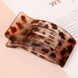 4PCS Large Flat Hair Clips Rectangle No-Slip Claw Clips for Women Style 1