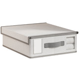 Foldable Bed Sheet Organizer Non-woven Closet Organizers with Clear Window Style 1