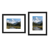 Picture Frame Display Pictures Wall Gallery Photo Frames for Home Office Black