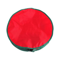 Christmas Wreath Storage Bag Xmas Garland Storage Container Organizer Red