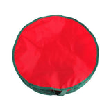 Christmas Wreath Storage Bag Xmas Garland Storage Container Organizer Red