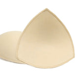 4 Pairs Foam Triangle Bra Inserts Replacement for Sports Bras Beige