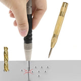 Automatic Centre Punch Adjustable Spring Loaded Metal Drill Tool