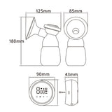Electric Dual Breast Pump LCD Display Breastfeeding Pump 3 Modes Nursing Breast Milk Pump Pink