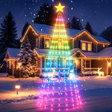 USB Christmas Tree LED Lights Bluetooth App Programmable Music Sync