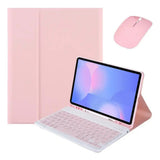 Keyboard Case and Mouse Compatible With Samsung Tab S11 S10 S9 S8 S7 11 Inch Models Pink