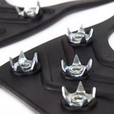 2 Pairs Ice Snow Anti Slip Spikes Grips Grippers Crampons Cleats For Hike Shoes Boot