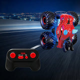 2.4GHz Dinosaur RC Truck Spraying Off Road with LED Lights Red