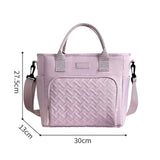 11L Large Insulated Lunch Bag – Thermal Lunch Box Leakproof Cooler Tote for Work Purple