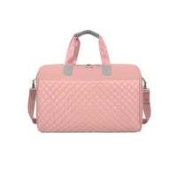 Women Large Travel Duffle Bag Carry-on Overnight Bag Weekend Travel Tote Bag Yoga Gym Bag Pink
