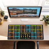 Extra Large Excel Shortcut Mouse Pad – Non-Slip Desk Mat for Office