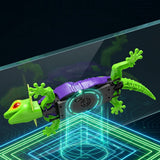 Remote Control Lizard Gecko Wall Crawler 9 Lighting Modes Toy Gift Green