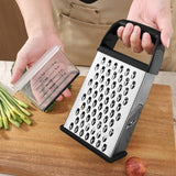 Cheese Grater With Container Box Grater Stainless Steel Graters for Kitchen
