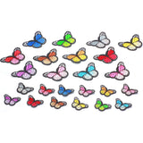 24 PCS Colourful Butterfly Applique Lace Trims Sewing Embroidery Craft Patch Sew