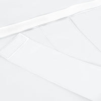 2 Panels Door Curtains Self-Adhesive Blackout Window Door Curtain Privacy Thermal Insulated Curtain White