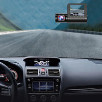 2 Channel Dash Cam Front and Rear Inside 1080P Full HD 170 Degree Wide Angle Dashboard Camera