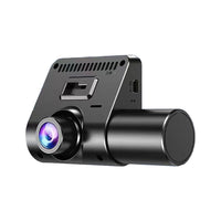 2 Channel Dash Cam Front and Rear Inside 1080P Full HD 170 Degree Wide Angle Dashboard Camera