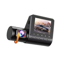 2 Channel Dash Cam Front and Rear Inside 1080P Full HD 170 Degree Wide Angle Dashboard Camera