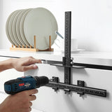 Cabinet Hardware Handle Jig Cabinet Template Tool Drilling Hole Doweling Guide Punch Locator