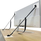 2Pcs Adjustable TV Security Straps Adhesive Anti Tip Furniture Anchors