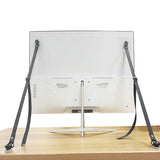 2Pcs Adjustable TV Security Straps Adhesive Anti Tip Furniture Anchors