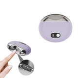 Electric Nail Clipper with Power Display Secure Automatic Nail Trimmer Manicure Tool Purple