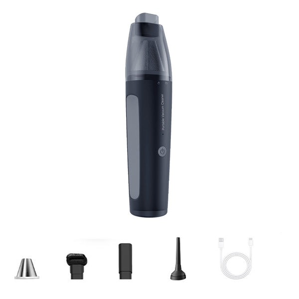 Cordless Handheld Vacuum Cleaner Car Suction-Blow Dust Collector Black
