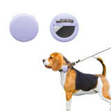 2Pcs For Apple AirTag Holder Hidden Silicone AirTag Tracker Case with Safety Pin Purple
