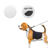 2Pcs For Apple AirTag Holder Hidden Silicone AirTag Tracker Case with Safety Pin White