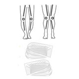 Adjustable Heel Insoles Heel Wedge Corrective Inserts for Over Pronation and Supination