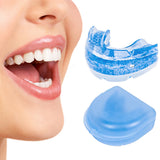 Adjustable Anti-Snore Mouthpiece Stop Teeth Grinding Mouth Guard Sleeping Aid Blue