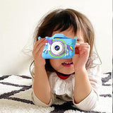 1080P Kids Digital Camera with 64GB TF Card for Christmas Birthday Blue