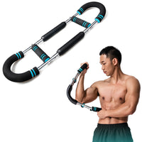 Adjustable Twister Arm Exerciser Spring Workout Bar Exercise Strengthener Home Fitness Equipment