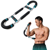 Adjustable Twister Arm Exerciser Spring Workout Bar Exercise Strengthener Home Fitness Equipment