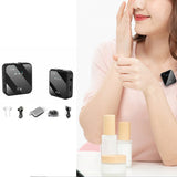 2.4G Wireless Bluetooth Lavalier Microphone for iPhone/Android/Camera Style 1
