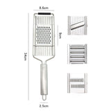 Multi-Purpose Vegetable Slicer Kitchen Peeler Stainless Steel Grater Shredder Cutter
