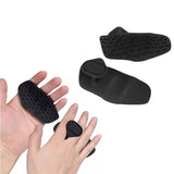 2Pcs Anti-Slip Workout Grips Ergonomic Weightlifting Gloves for Pull-Ups Gym Training and Exercise Black