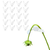 20PCS Adjustable Plant Bender Clip 360 Degrees Low Plant Training Garden Holders White