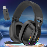 2.4GHz Wireless Gaming Headphone Bluetooth RGB Game Headset for PC Smartphone PS4/PS5 Switch