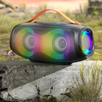Portable Bluetooth Wireless Speaker With LED Lights For Indoor Outdoor Party