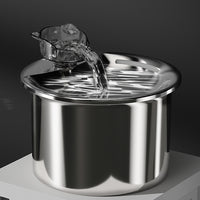 USB Powered 2L Automatic Cat Water Fountain Stainless Steel Pet Water Feeder