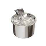 USB Powered 2L Automatic Cat Water Fountain Stainless Steel Pet Water Feeder